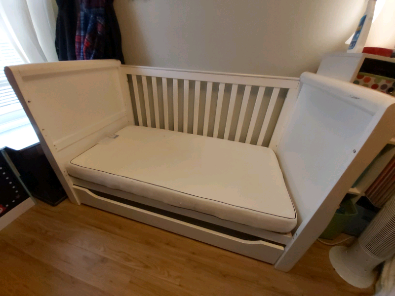mothercare sleigh cot